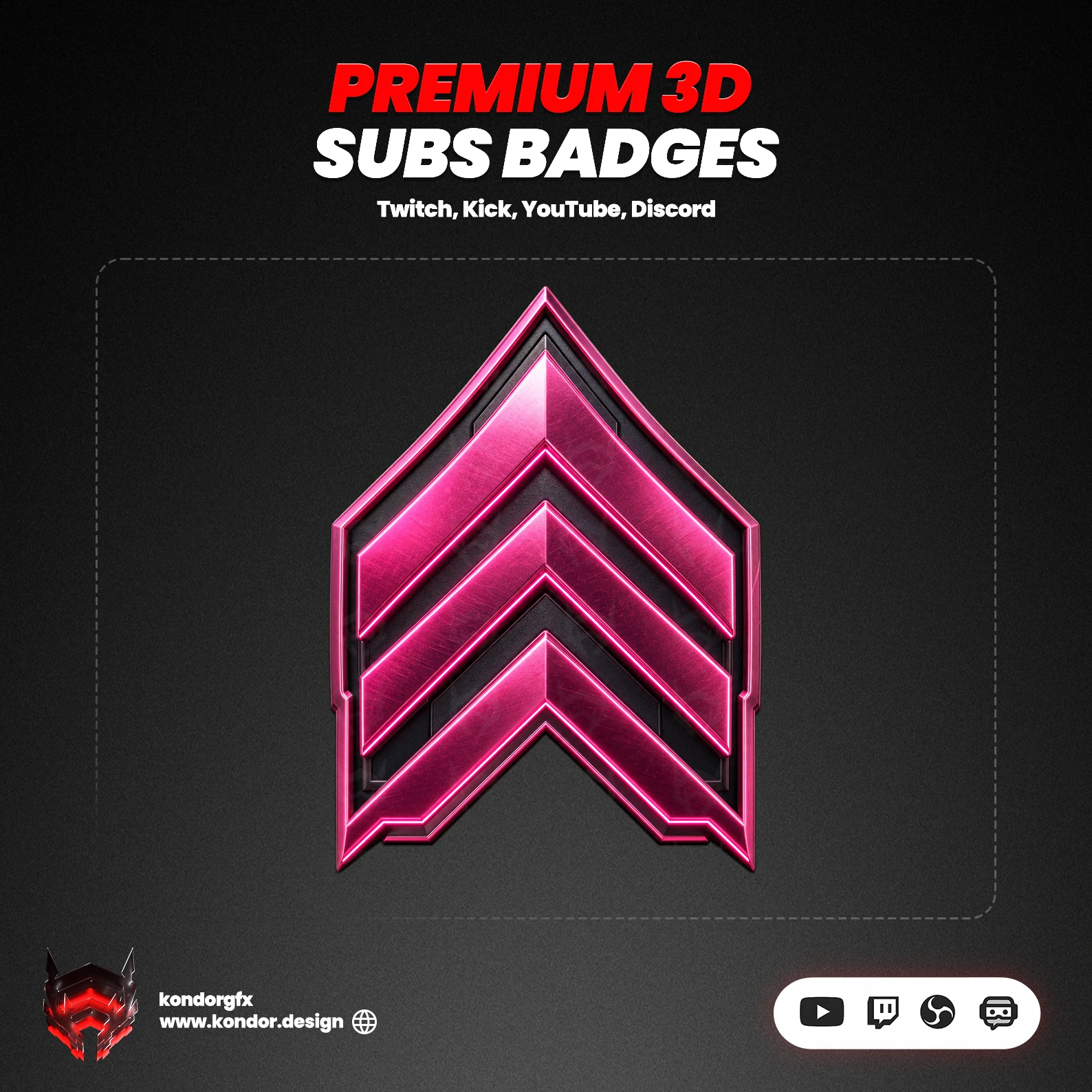 Military Rank Sub Badges