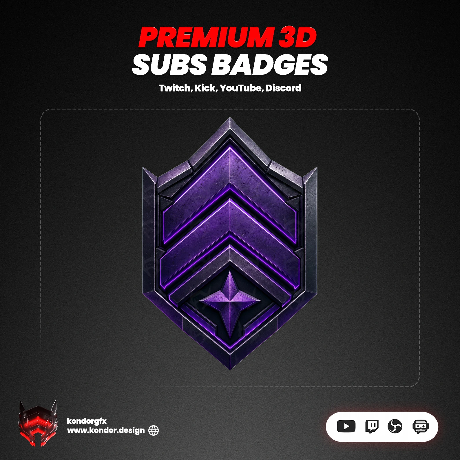 Military Rank Sub Badges