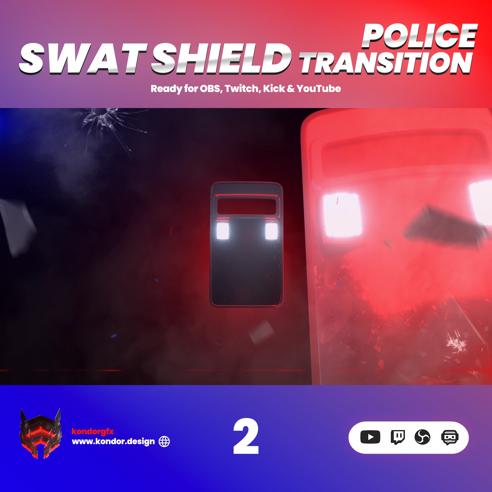 SWAT Shield Stinger Transition